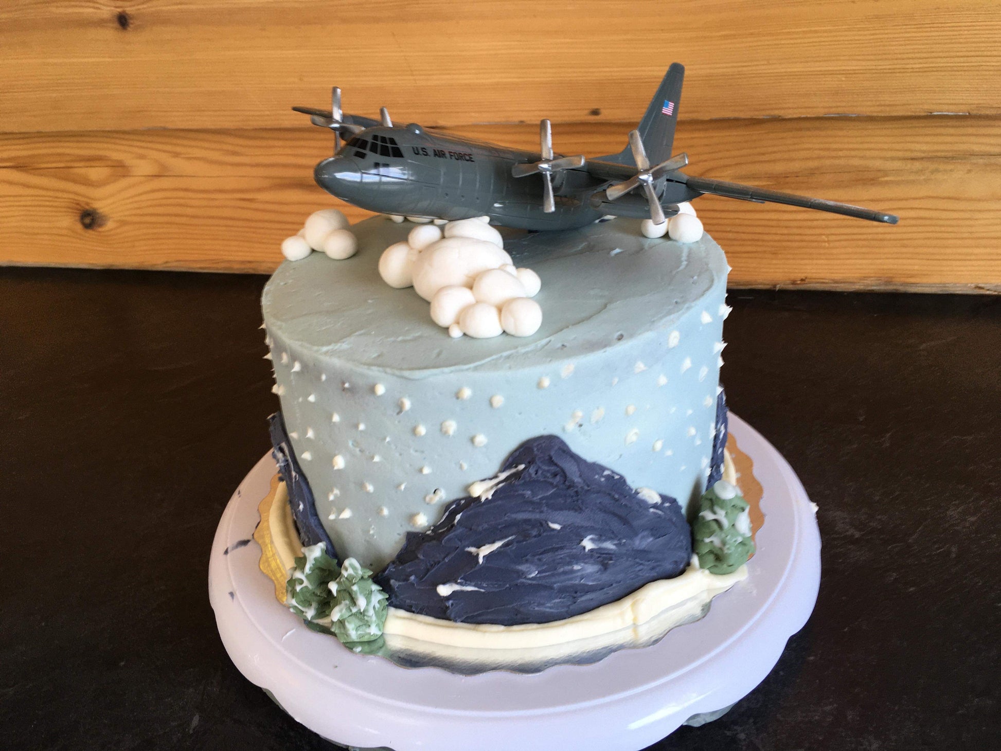 Airplane Decorated Cake