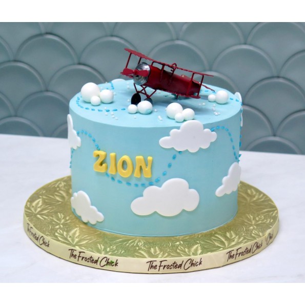 Airplane Decorated Cake