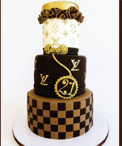 Louis Vuitton Decorated Cake