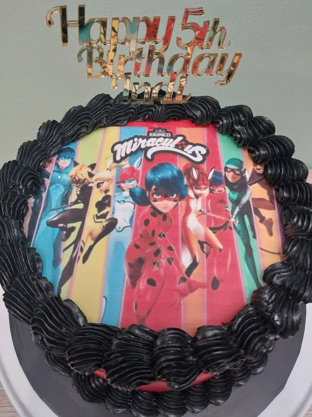 Ladybug Decorated Cake