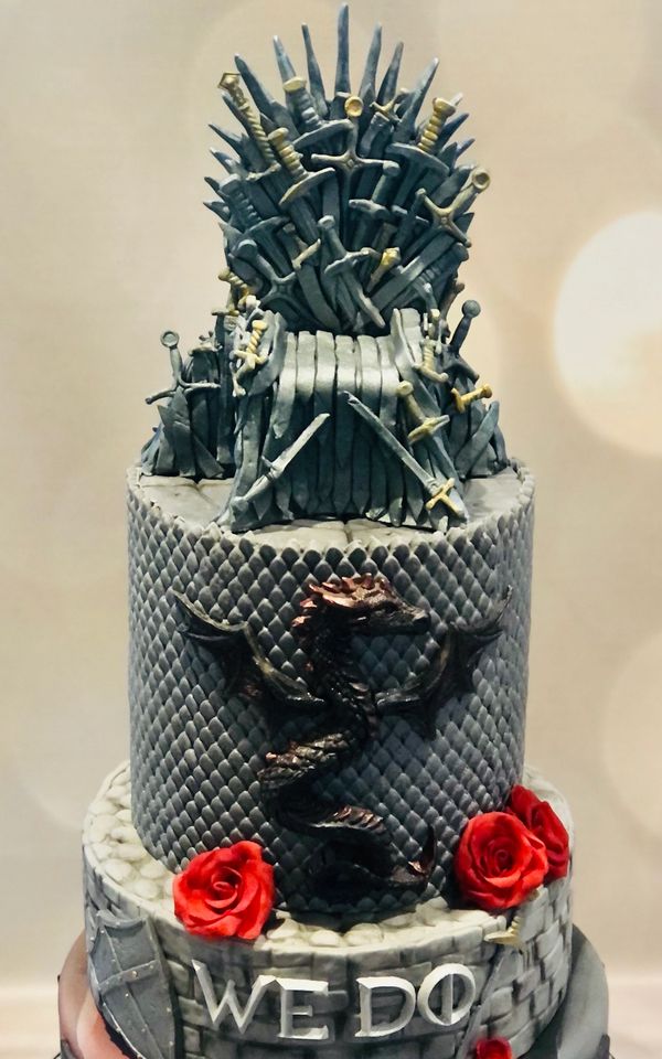 Game Of Thrones Decorated Cake