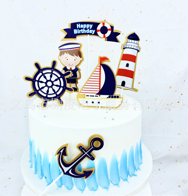 Sailor decorated cake