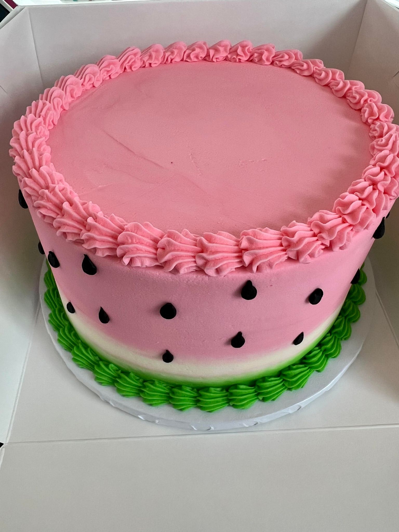 Watermelon Decorated Cake