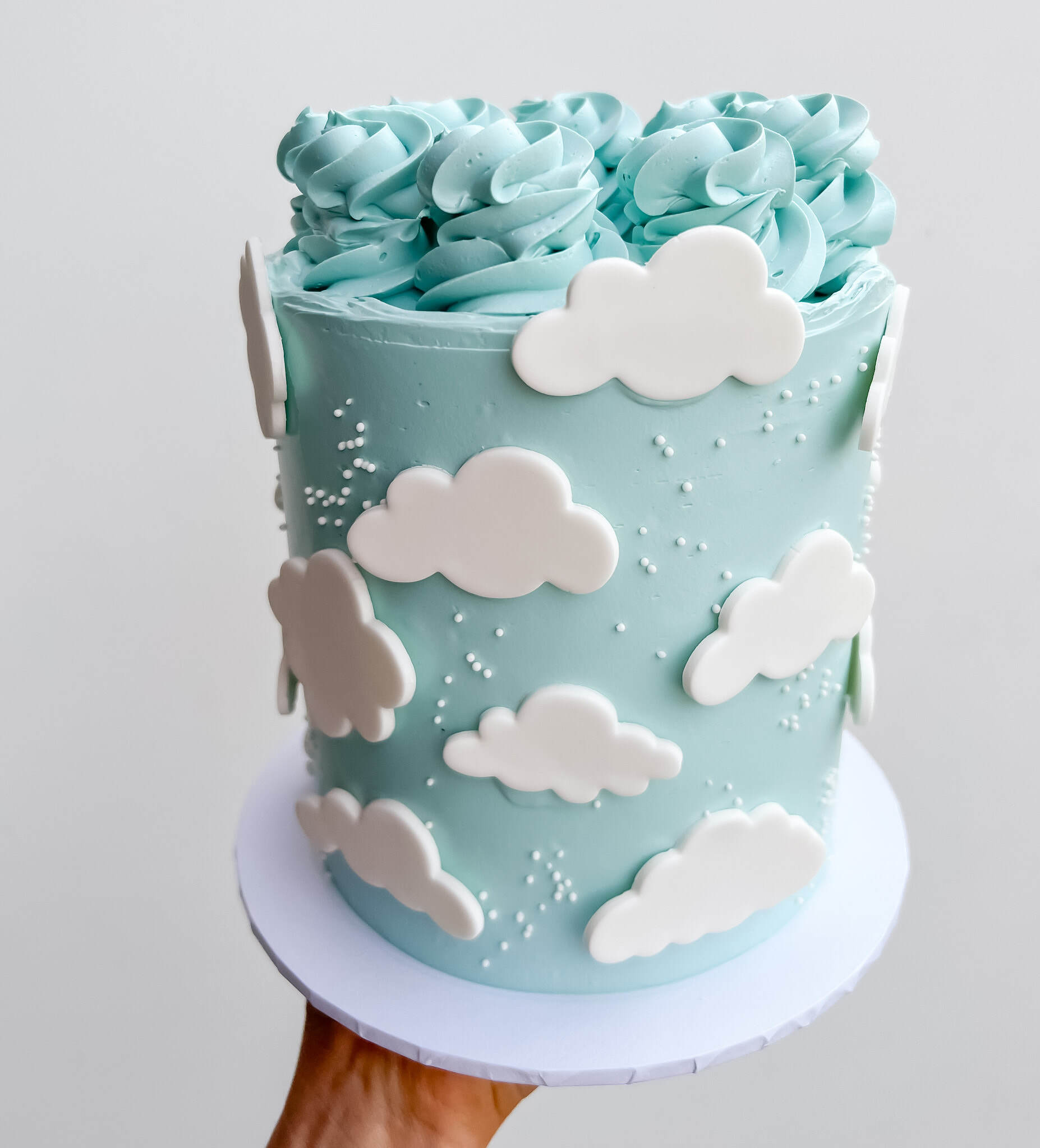 Cloud Decorated Cake