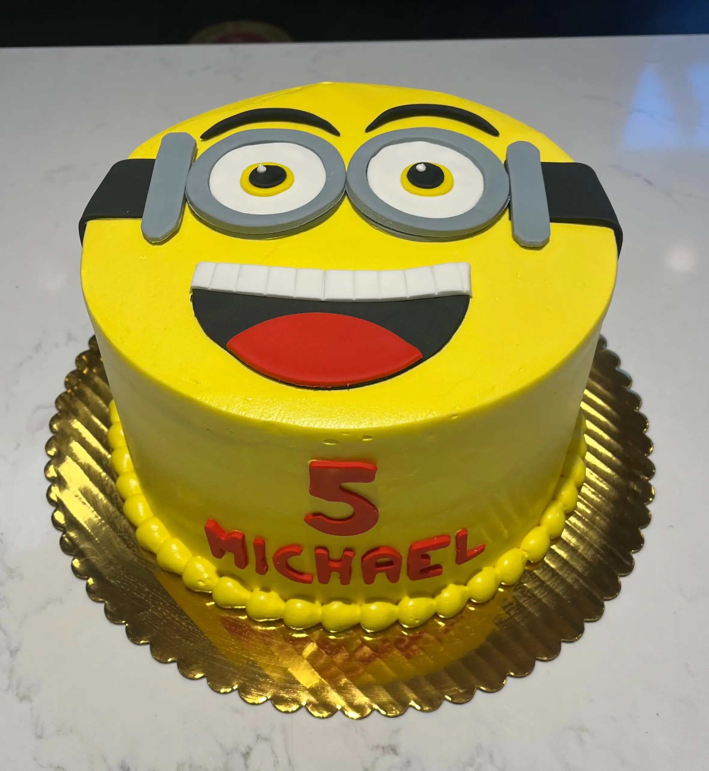 Minion Decorated Cake