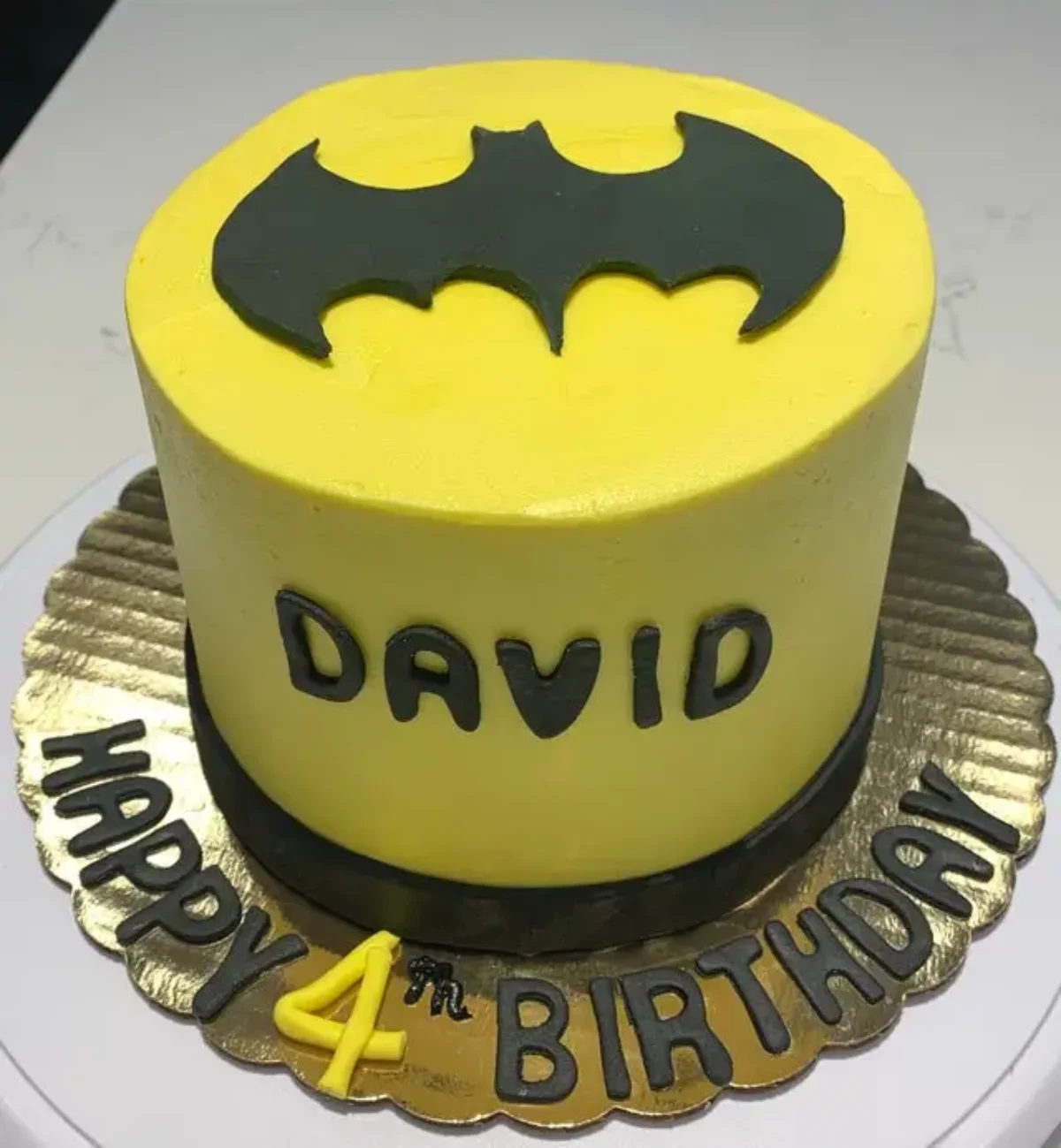 Batman decorated cake