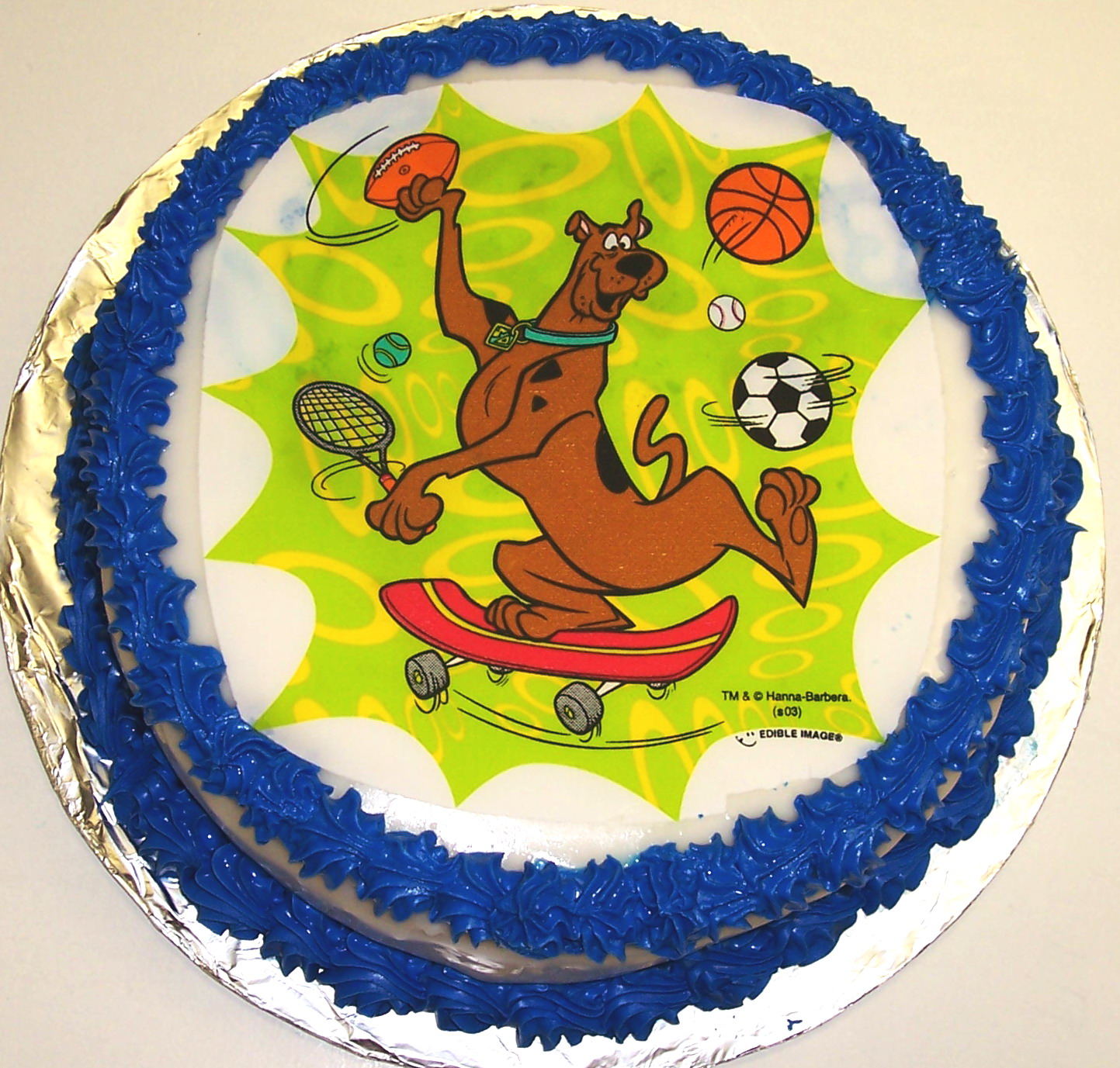 Decorated Scooby Doo Cake