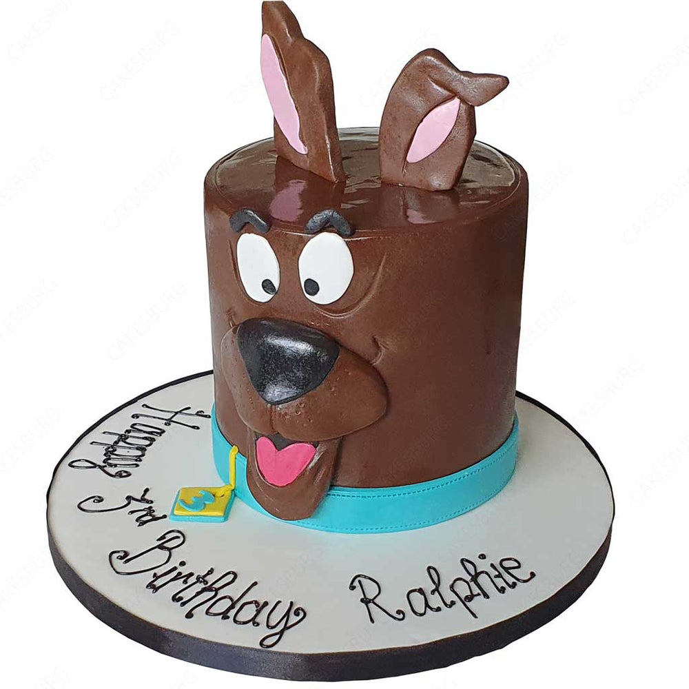 Decorated Scooby Doo Cake