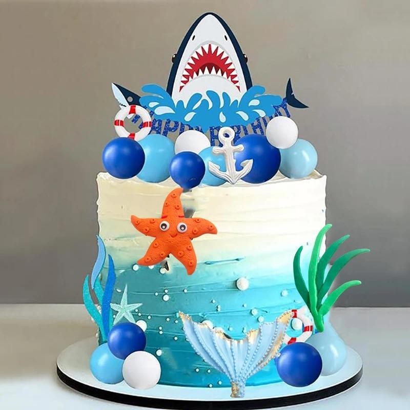 Ocean Decorated Cake