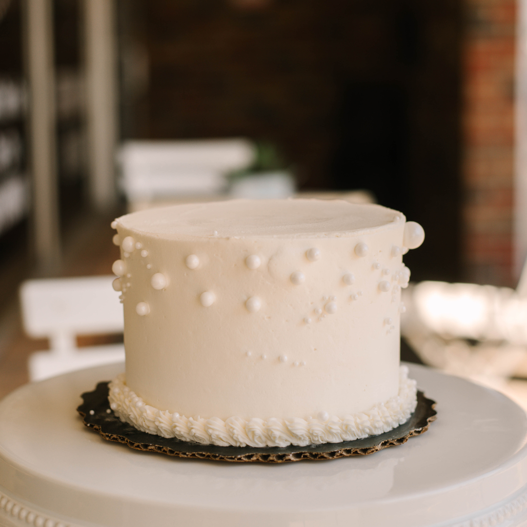 White Decorated Cake