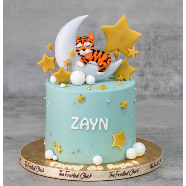 Tiger Decorated Cake