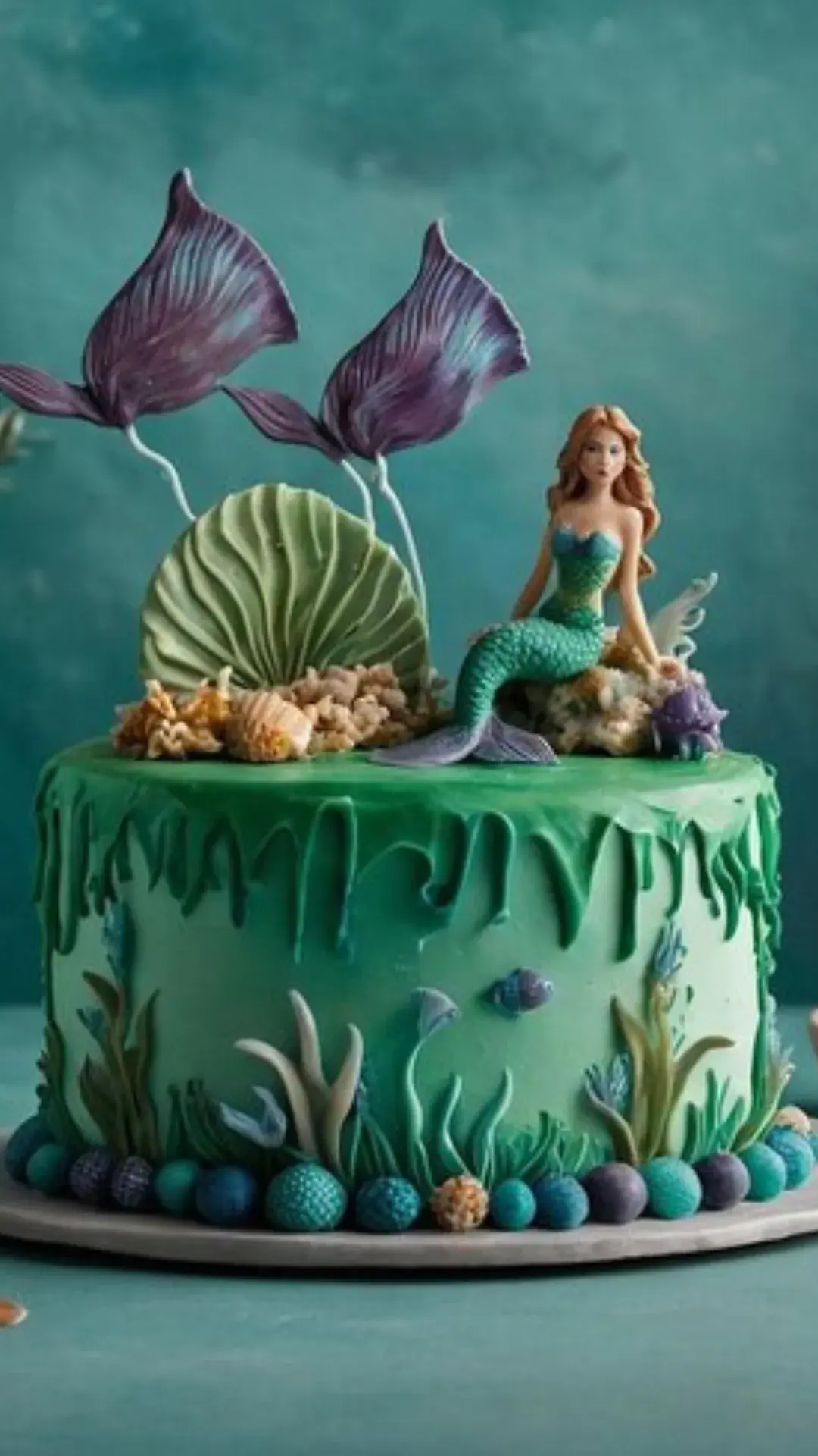 Ocean Decorated Cake