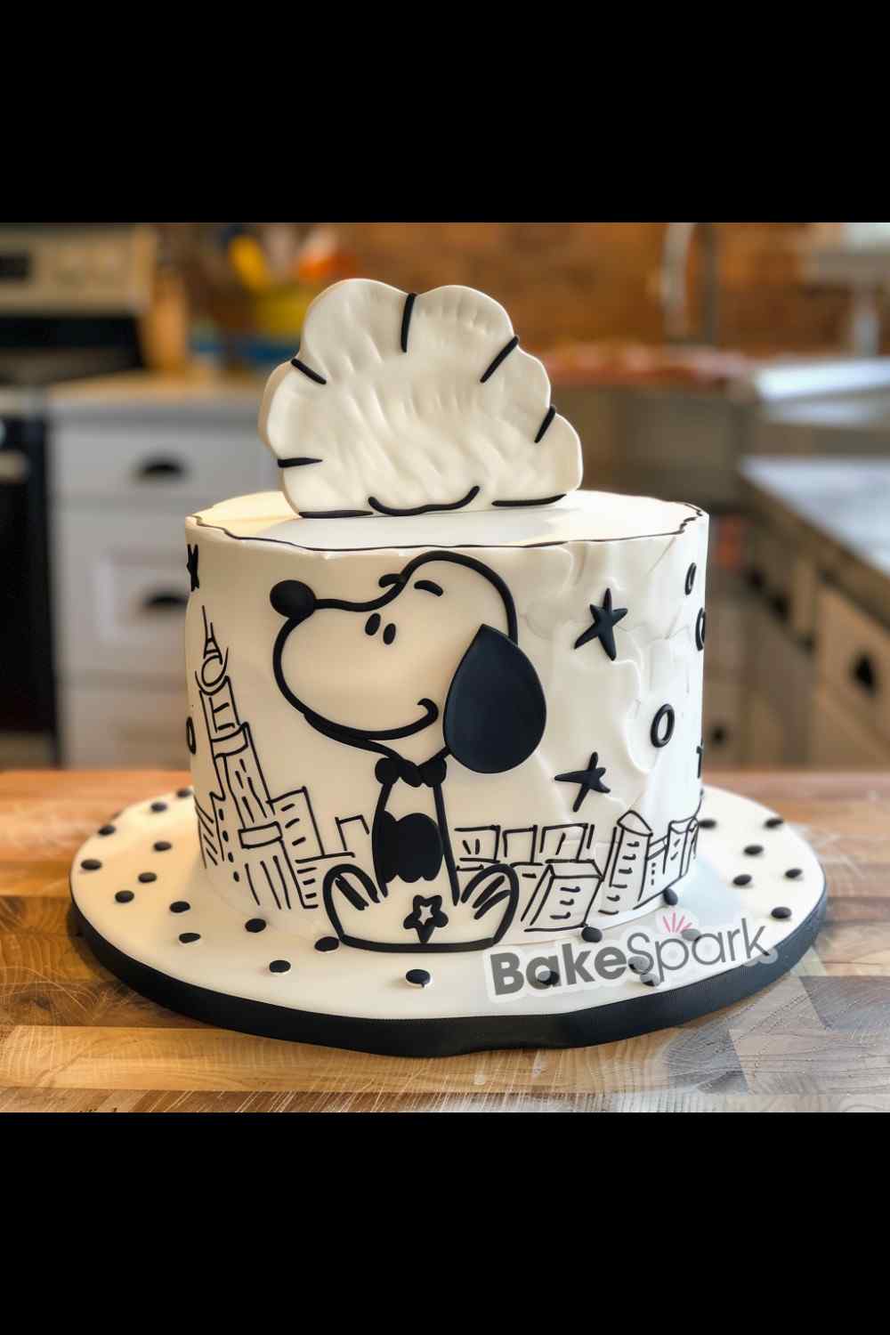 Snoopy Decorated Cake