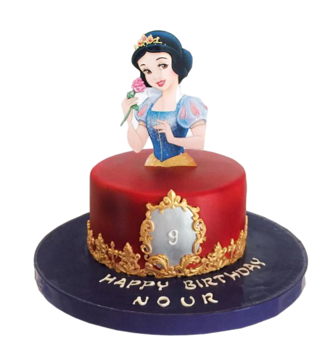 Snow White Decorated Cake