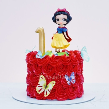 Snow White Decorated Cake