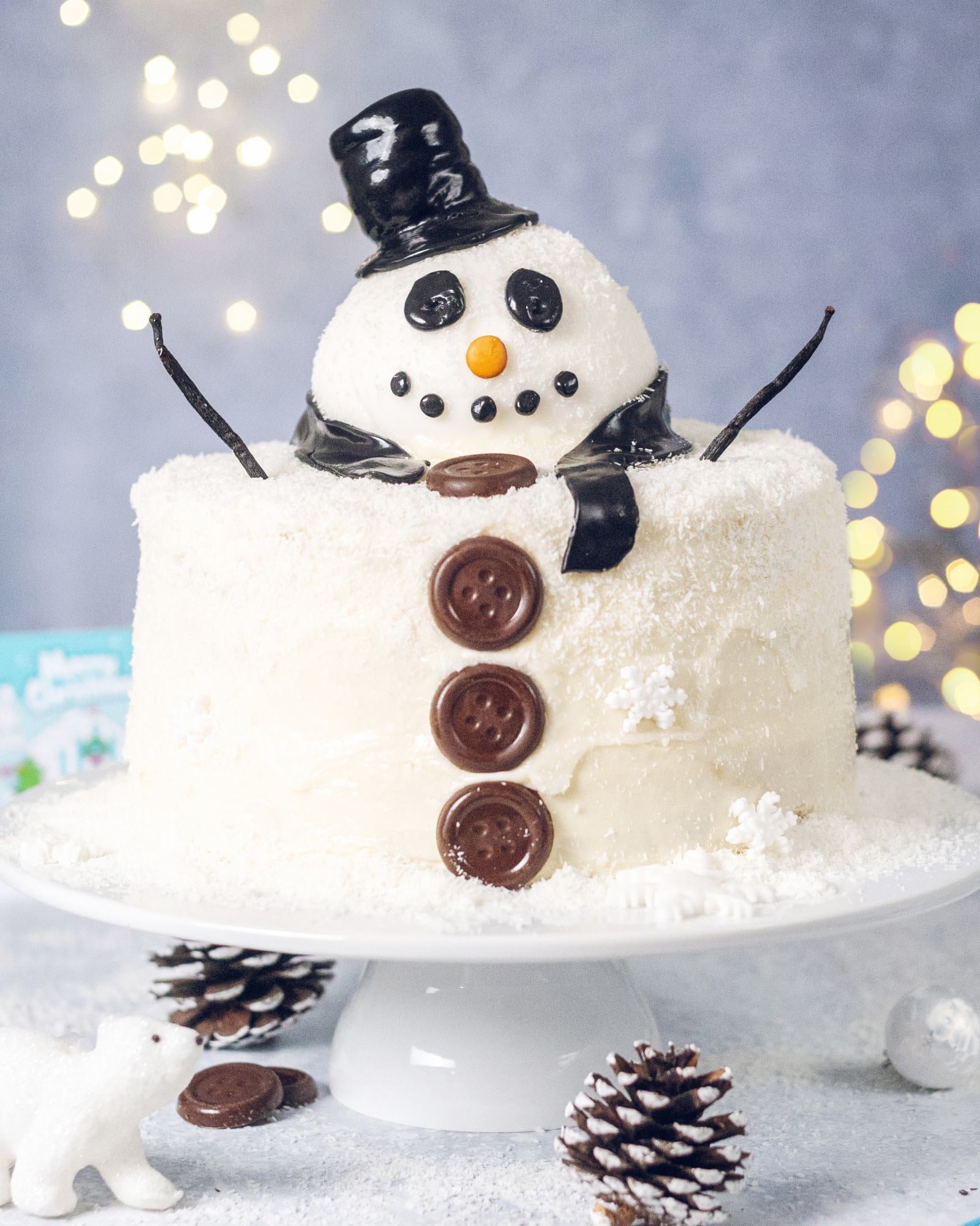 Decorated Christmas Cake