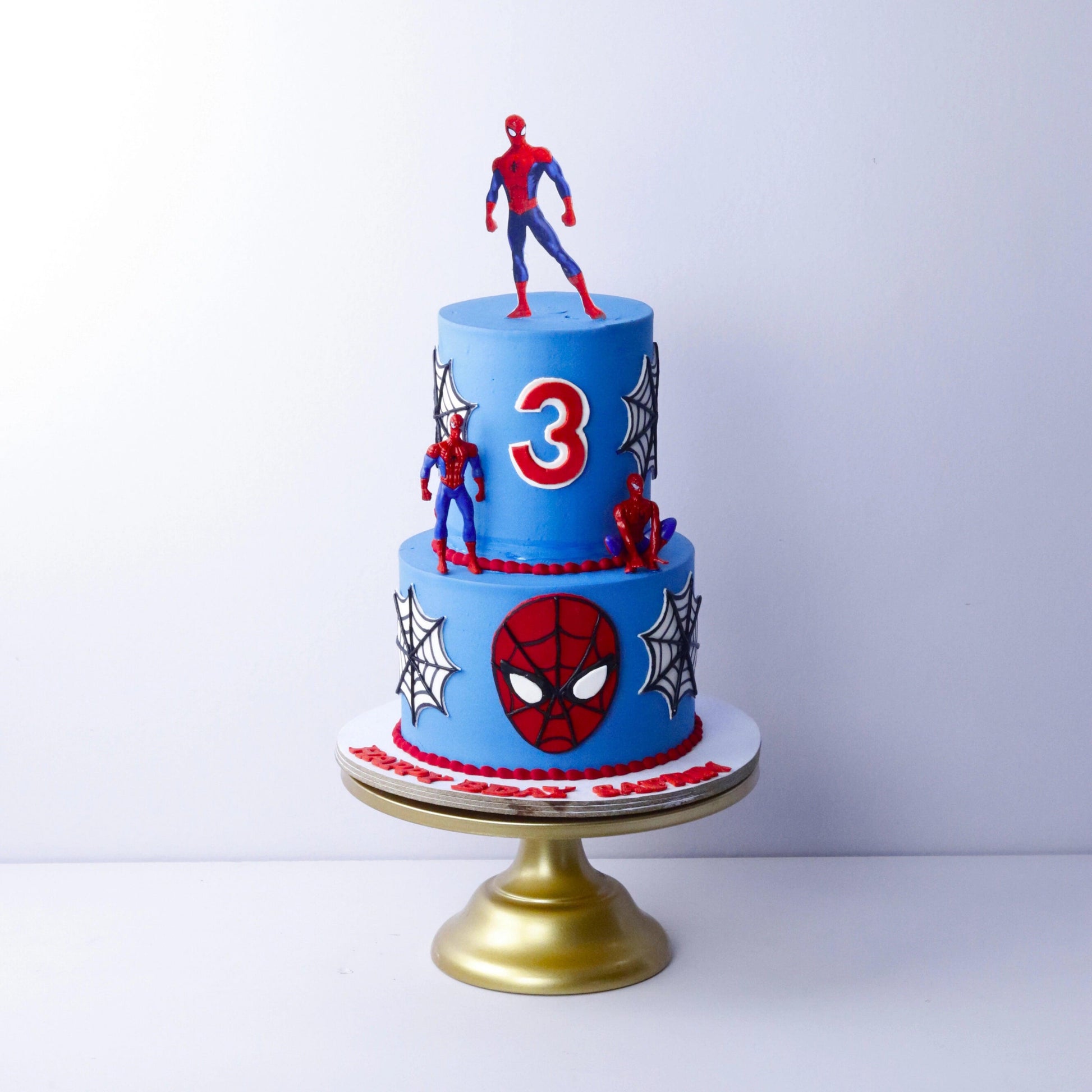 Spider Man Decorated Cake