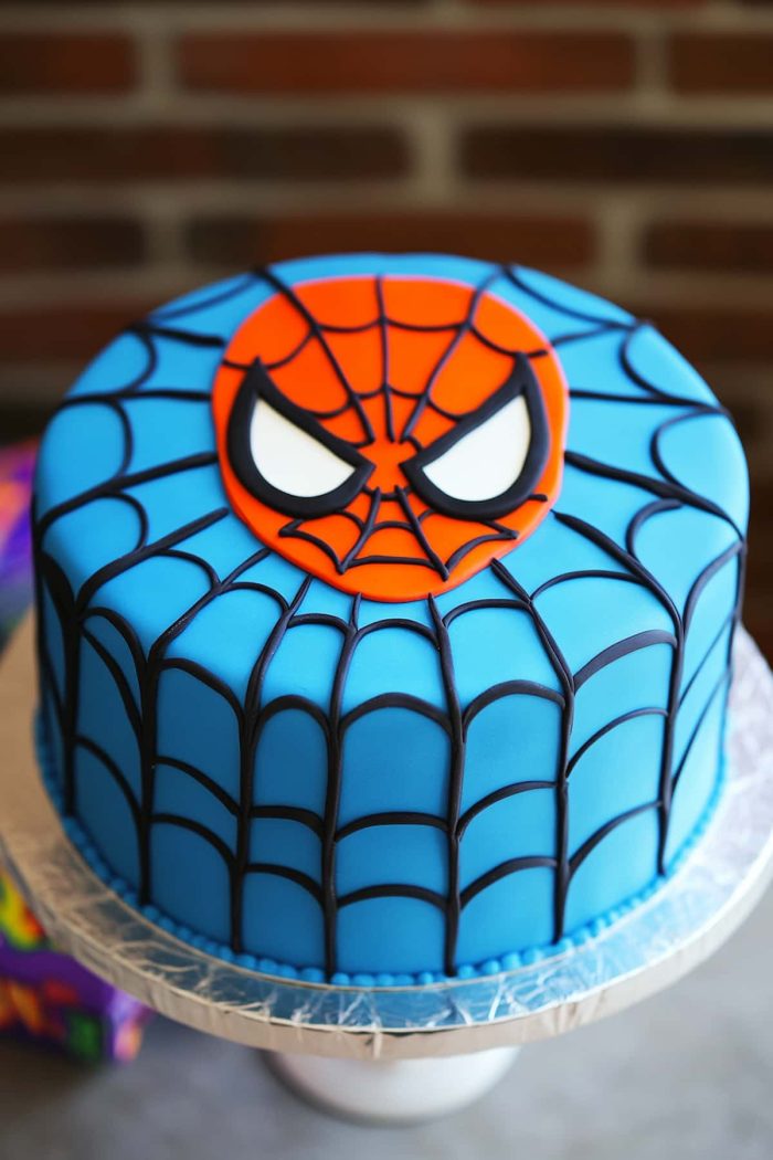 Spider Man Decorated Cake