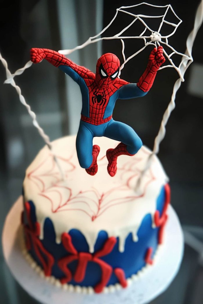 Spider Man Decorated Cake