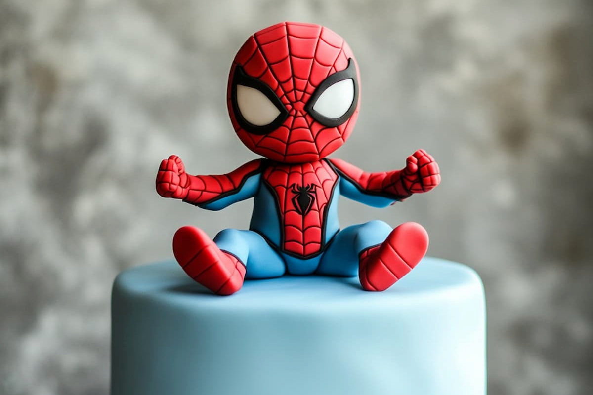 Spider Man Decorated Cake