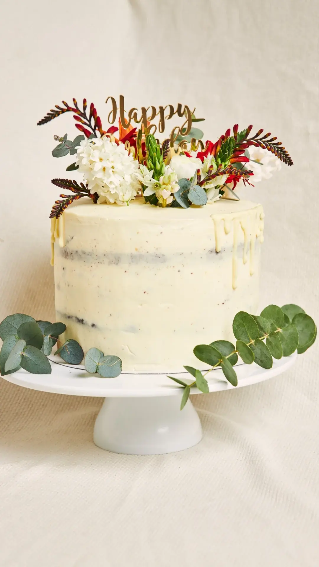 spring decorated cake