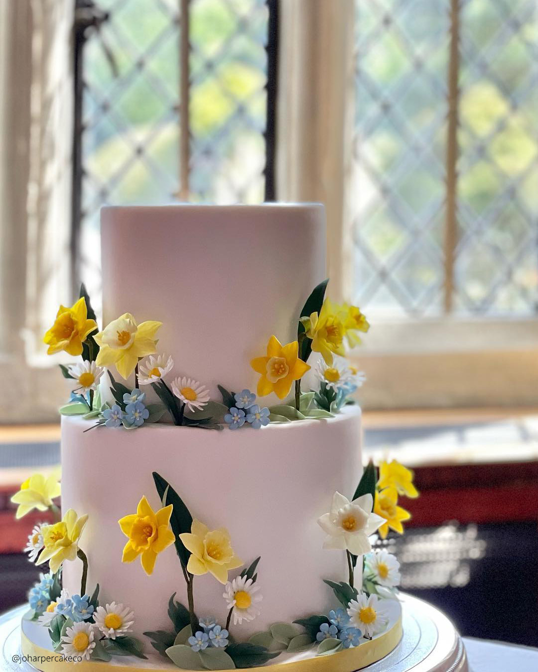 spring decorated cake