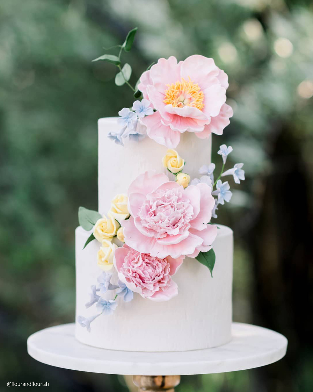 spring decorated cake