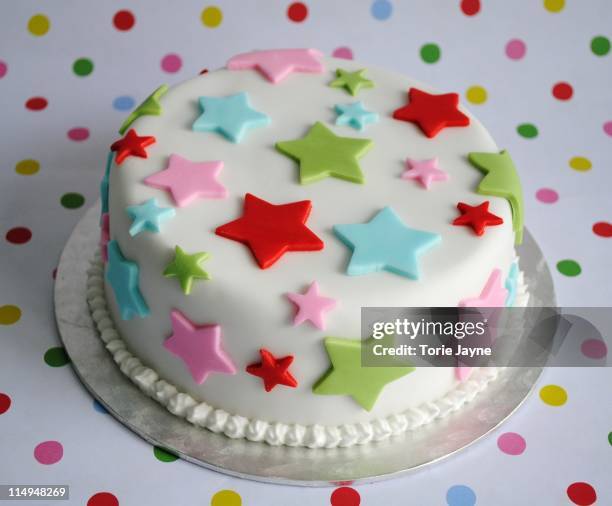 Star Decorated Cake