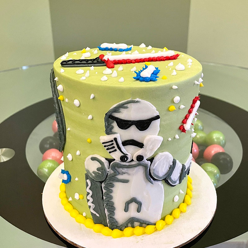 Star Wars Decorated Cake