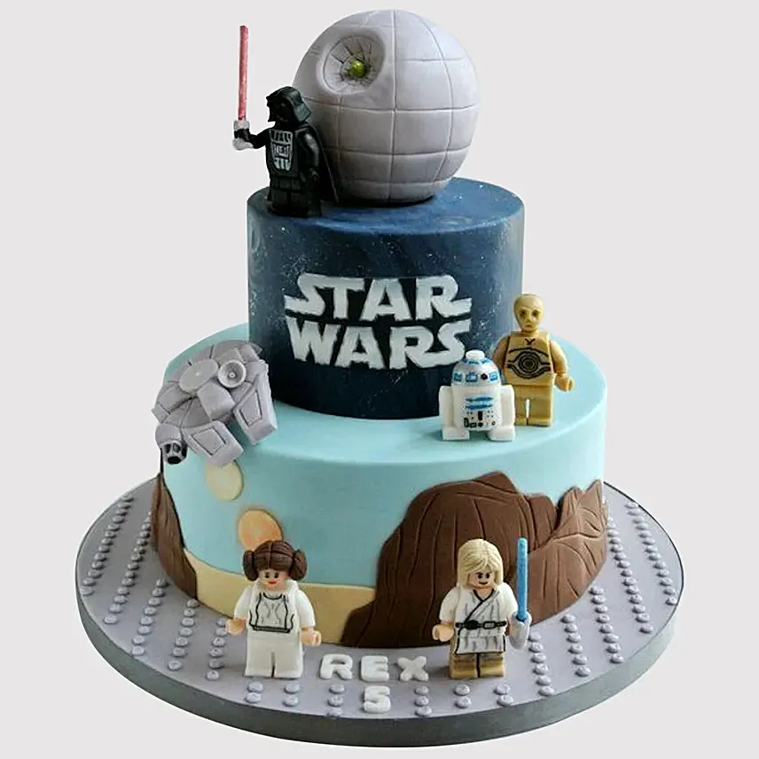 Star Wars Decorated Cake