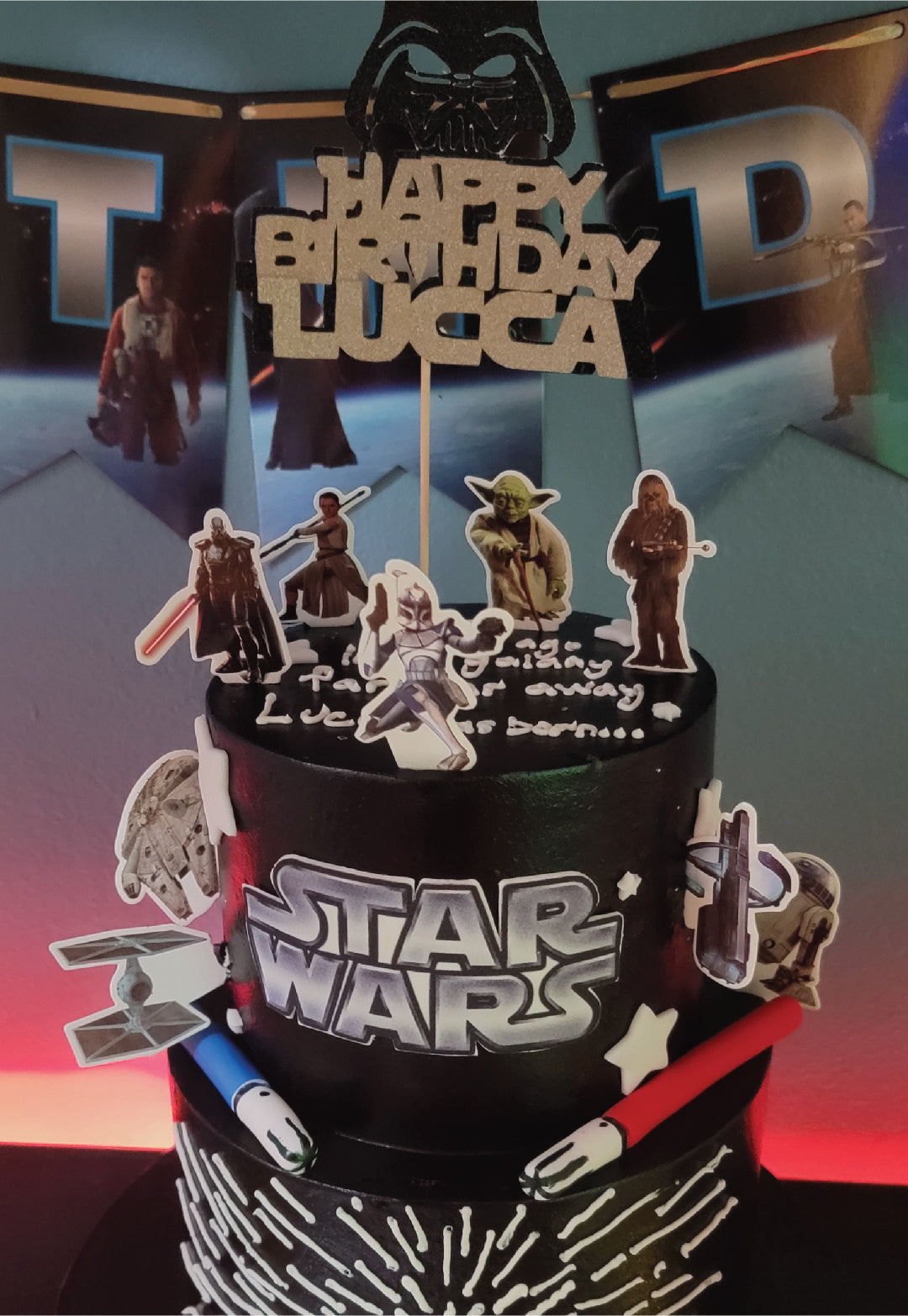 Star Wars Decorated Cake