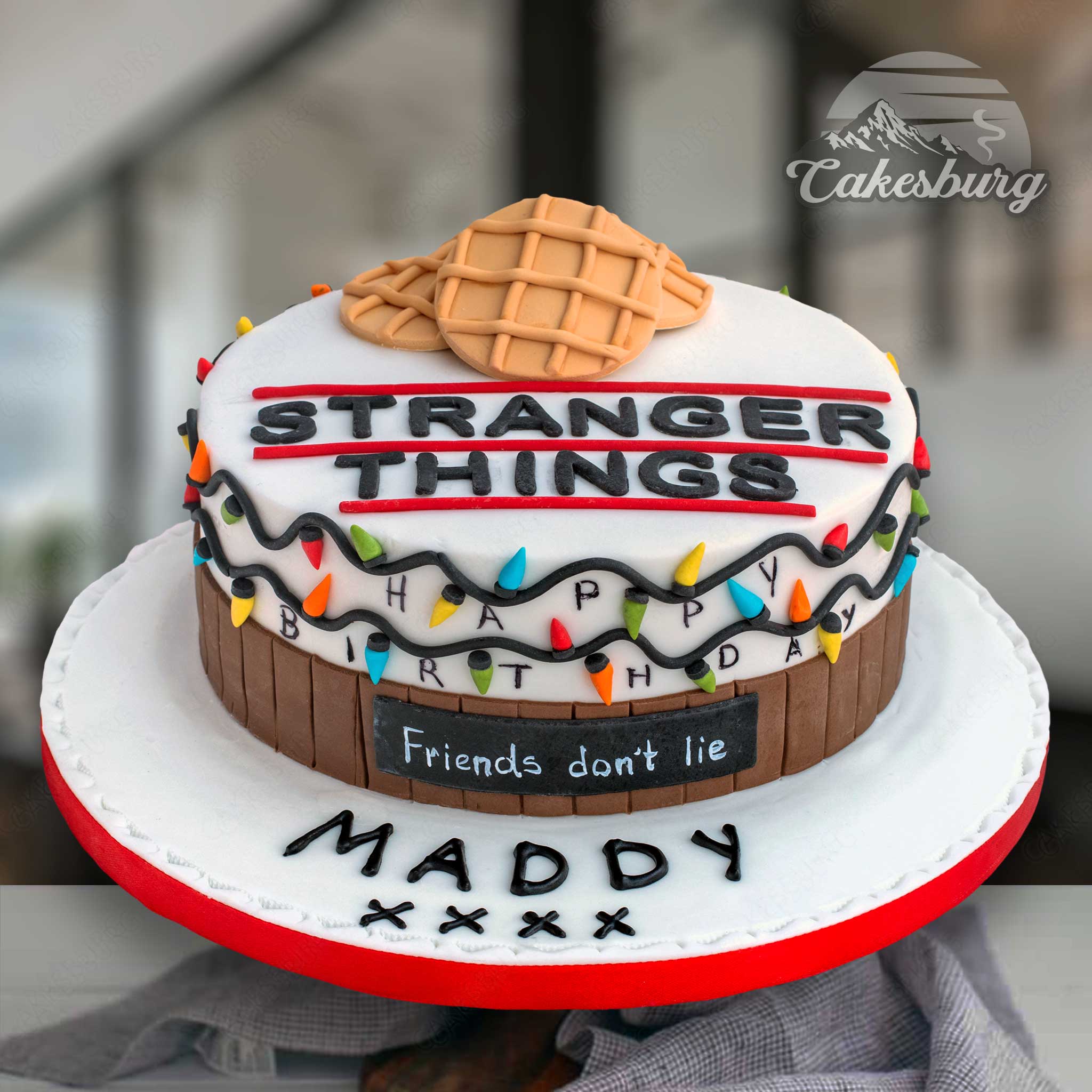 Stranger Things Decorated Cake