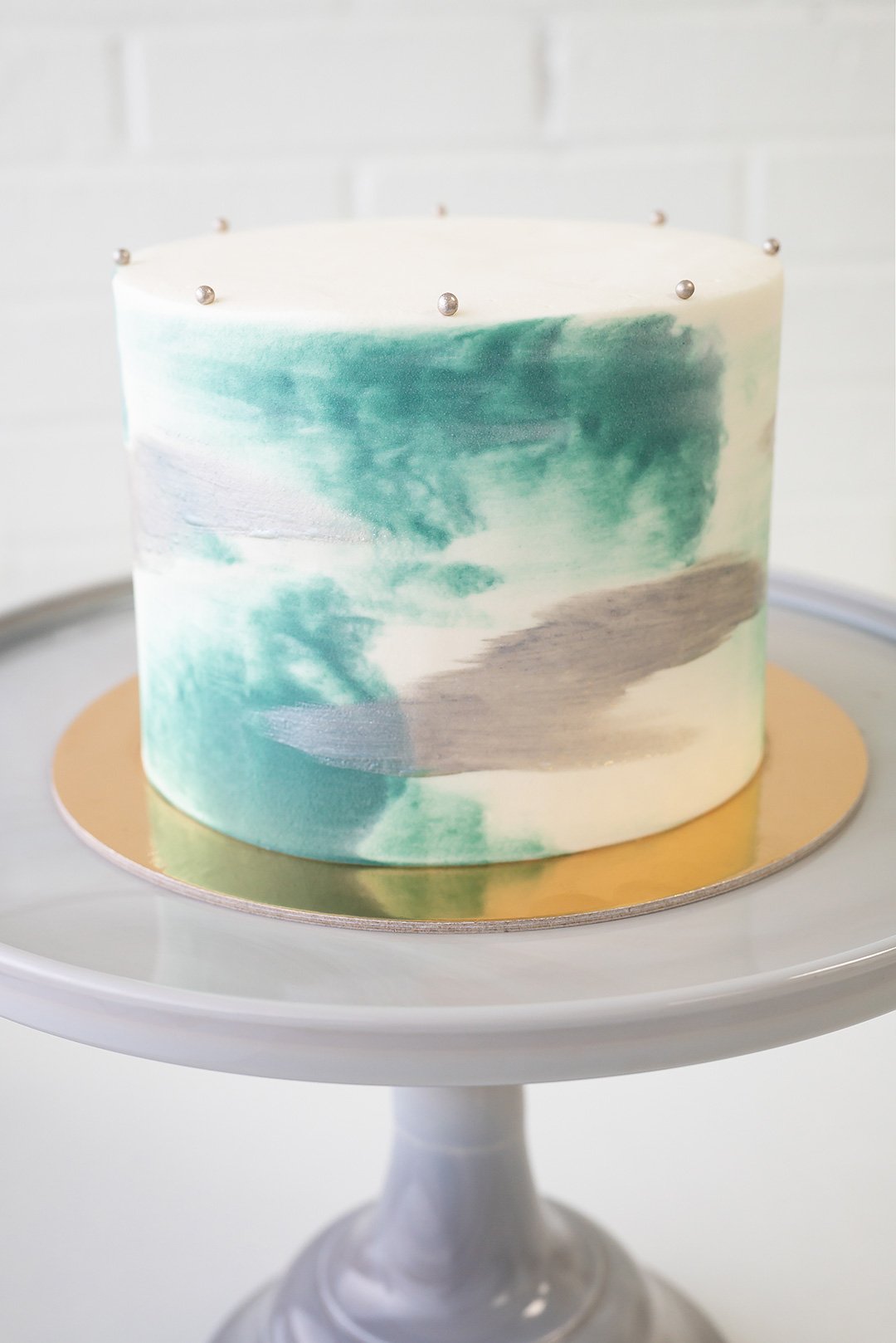 Watercolor Decorated Cake