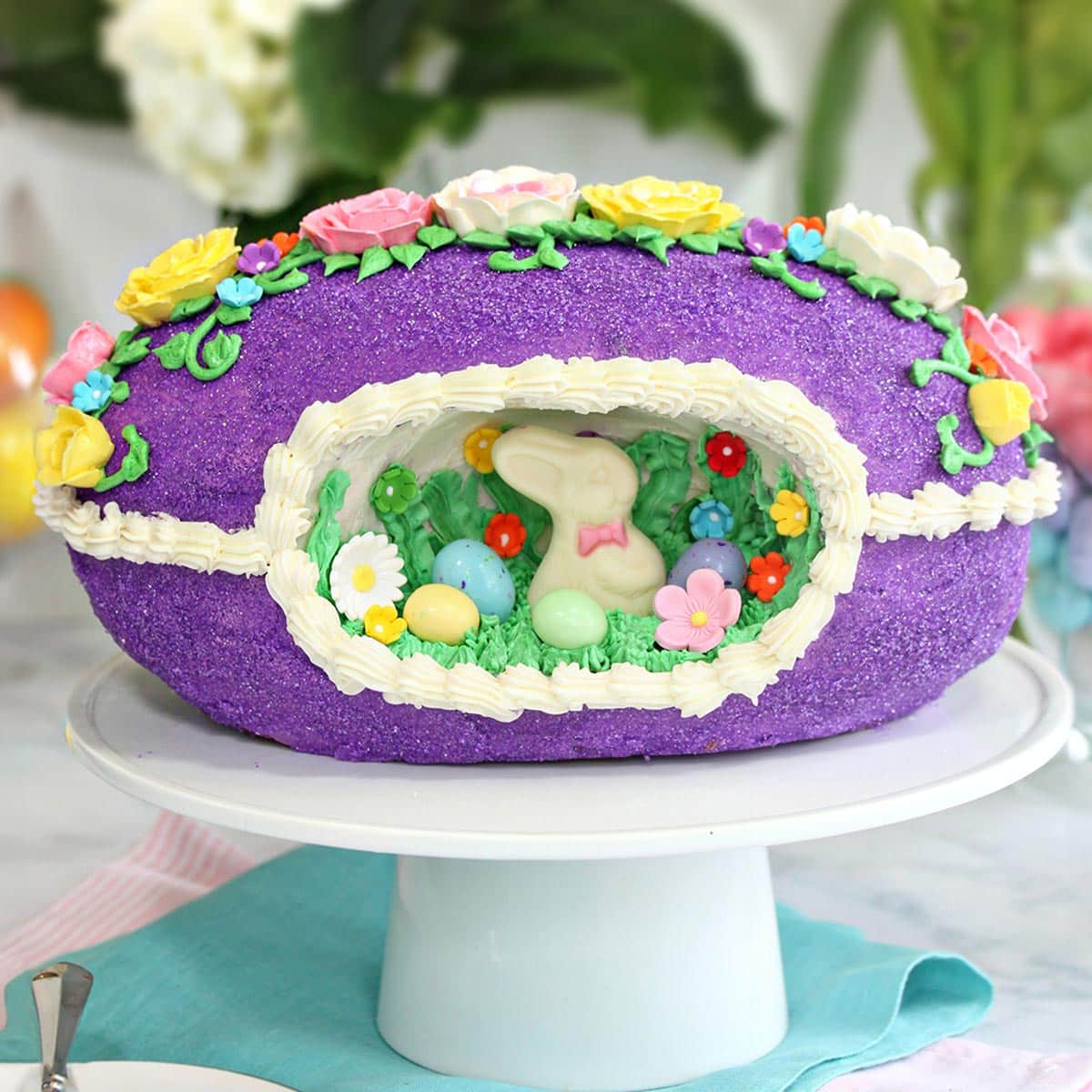 Easter decorated cake