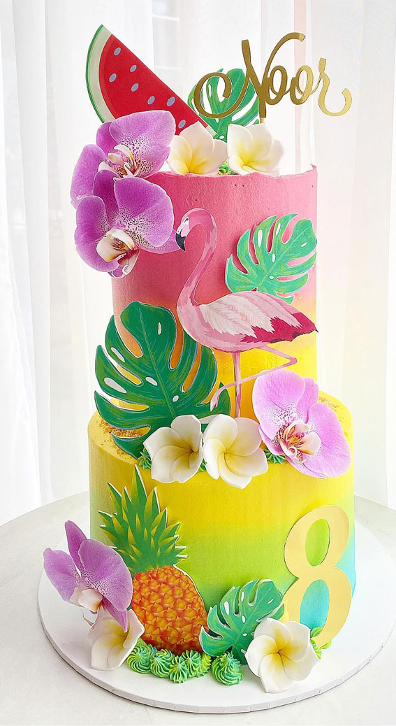 Summer Decorated Cake