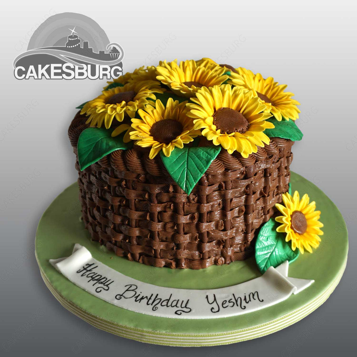 Sunflower Decorated Cake