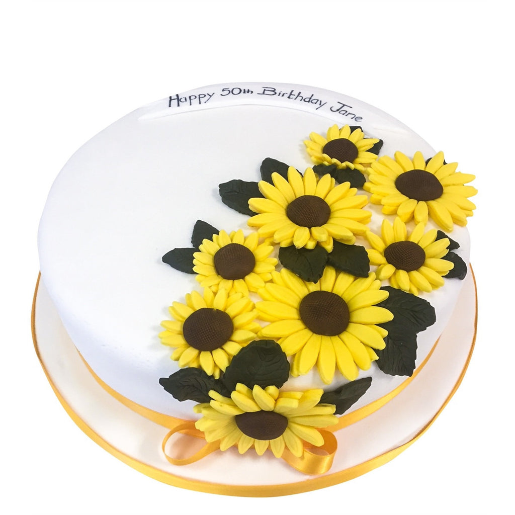 Sunflower Decorated Cake