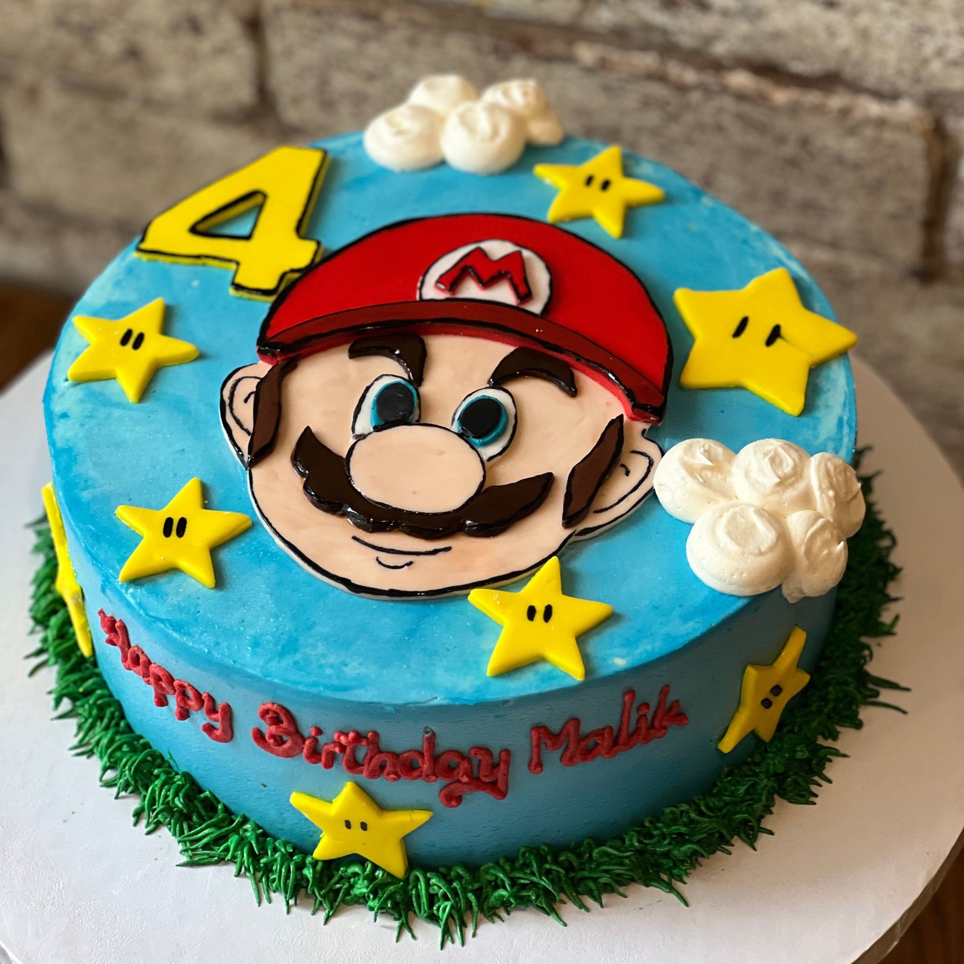 Super Mario Decorated Cake