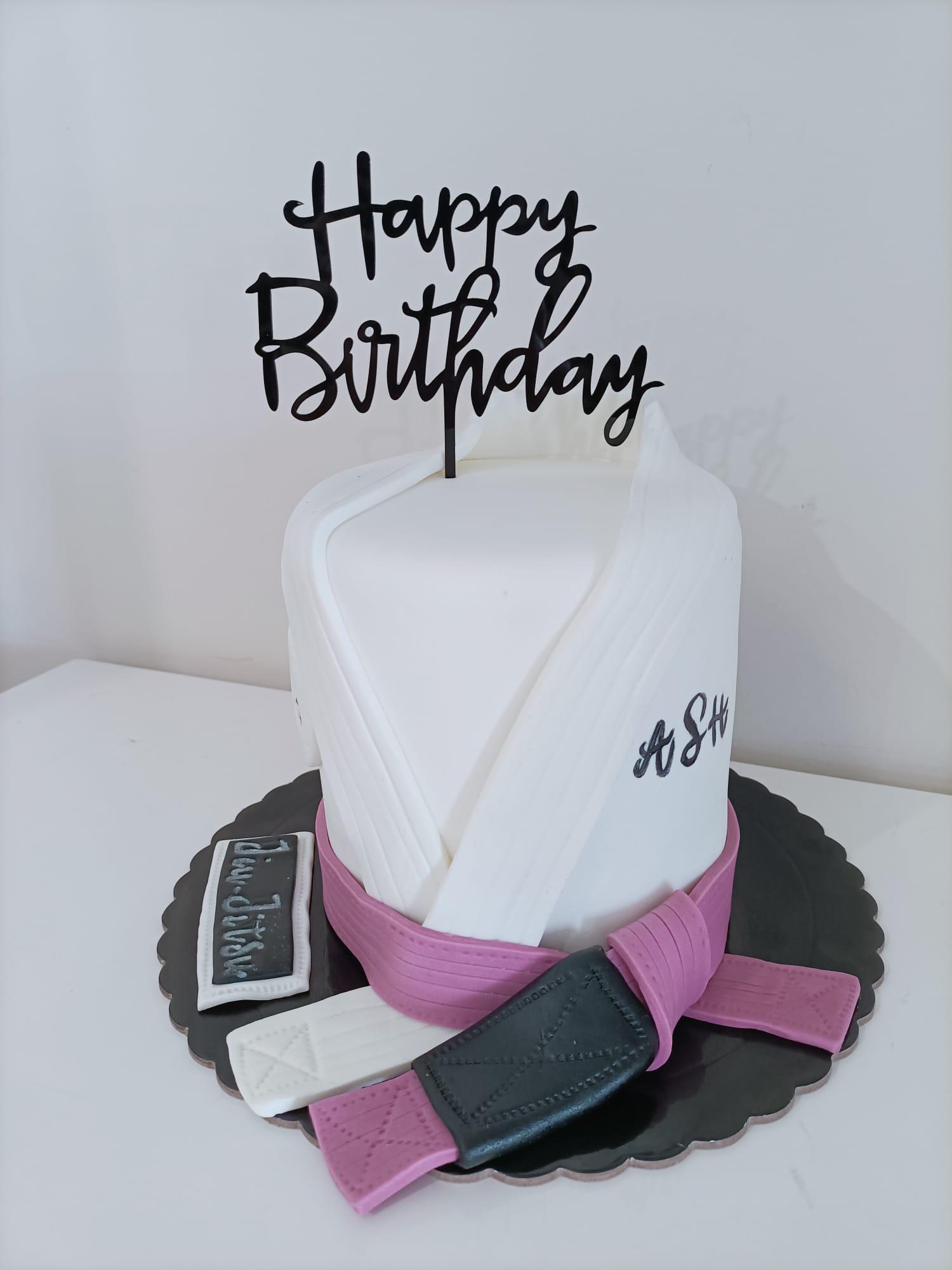 Jiu Jitsu Decorated Cake