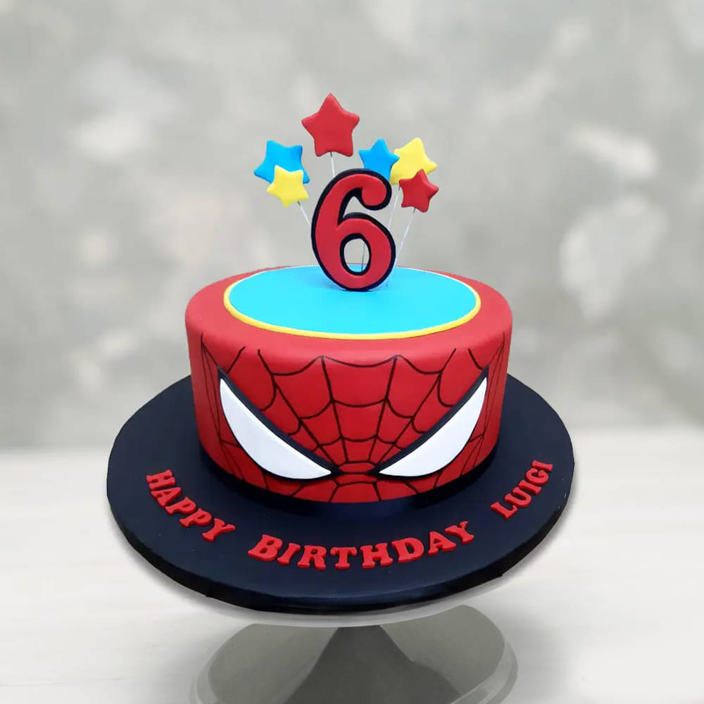 Spider Man Decorated Cake