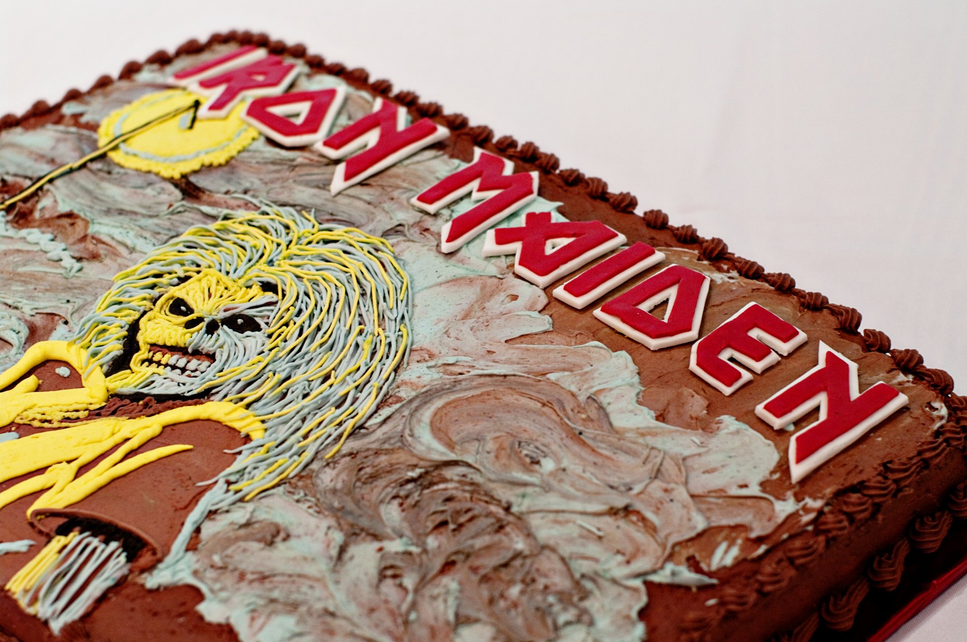 Iron Maiden Decorated Cake