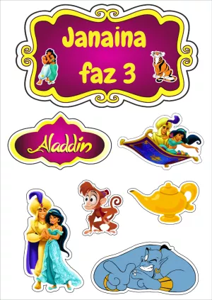 Bolo Decorado Aladdin