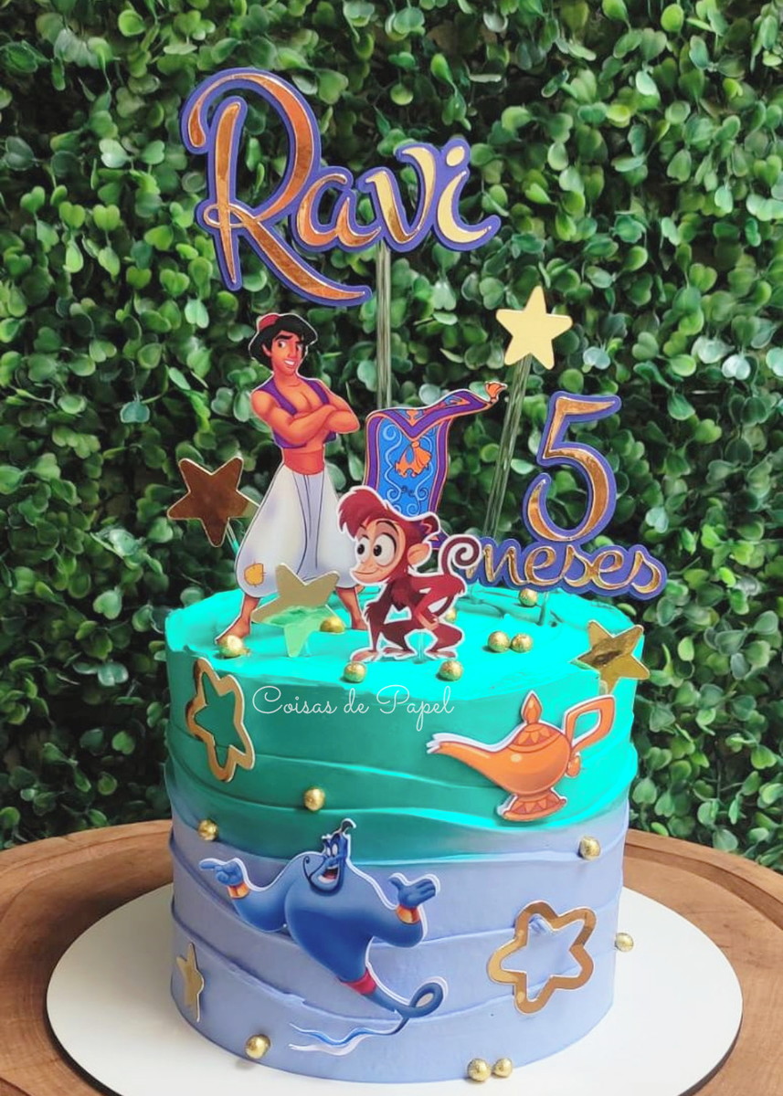 Bolo Decorado Aladdin