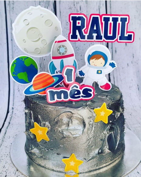 Bolo Decorado Astronauta