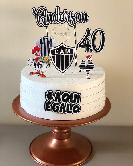 Bolo Decorado Atlético