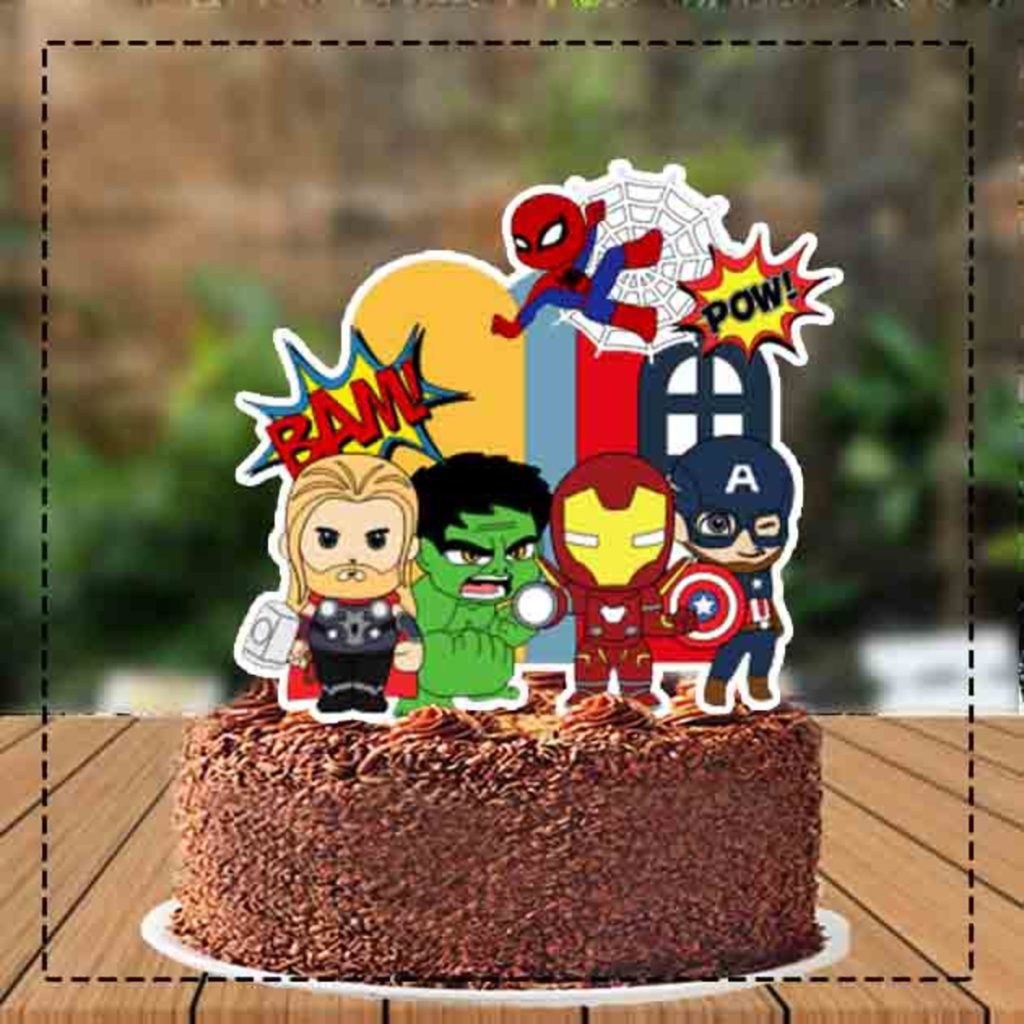 Bolo Decorado Avengers