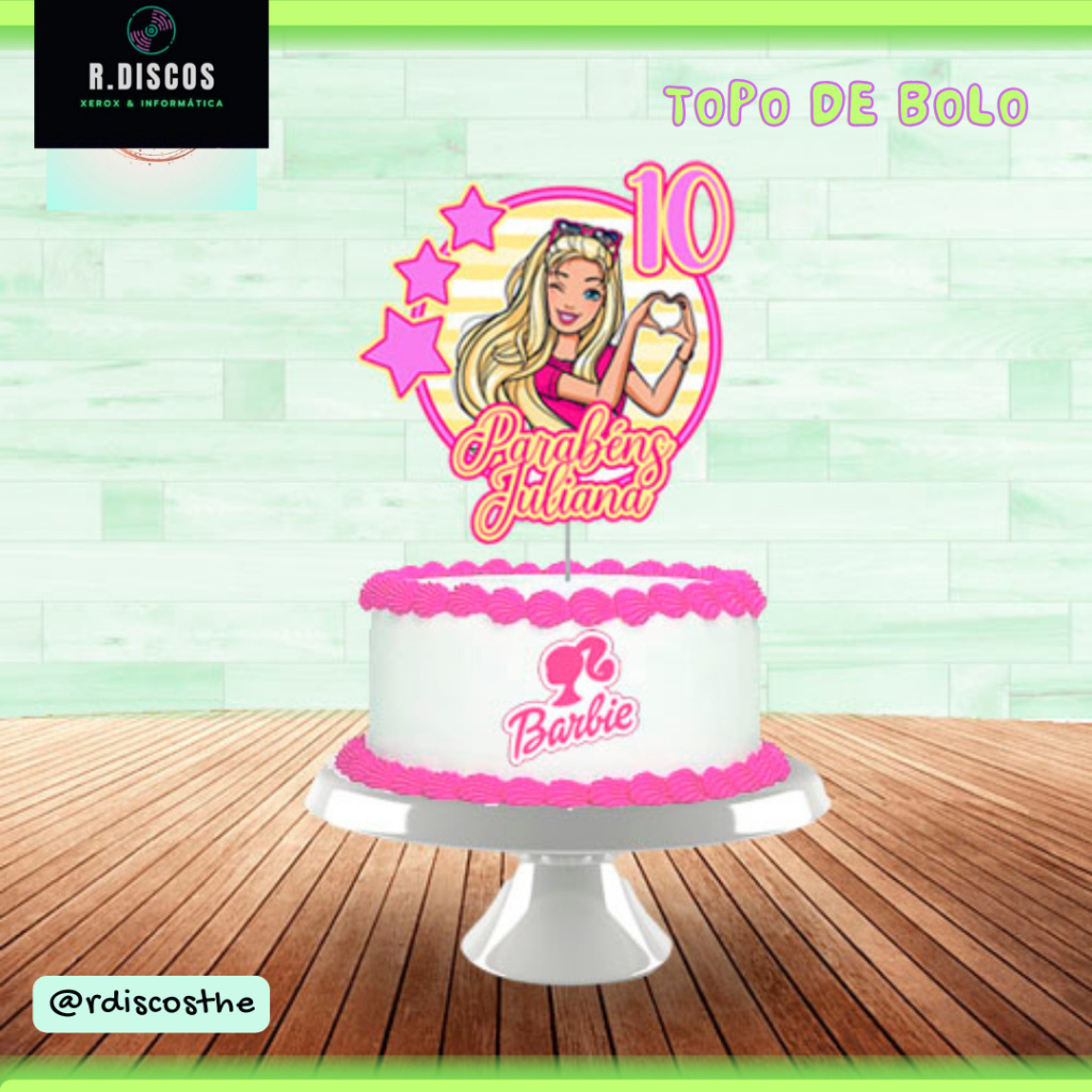 Bolo Decorado Barbie