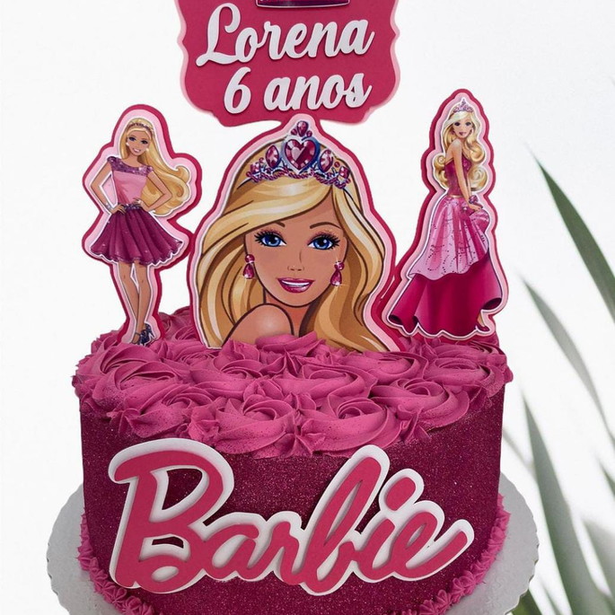 Bolo Decorado Barbie