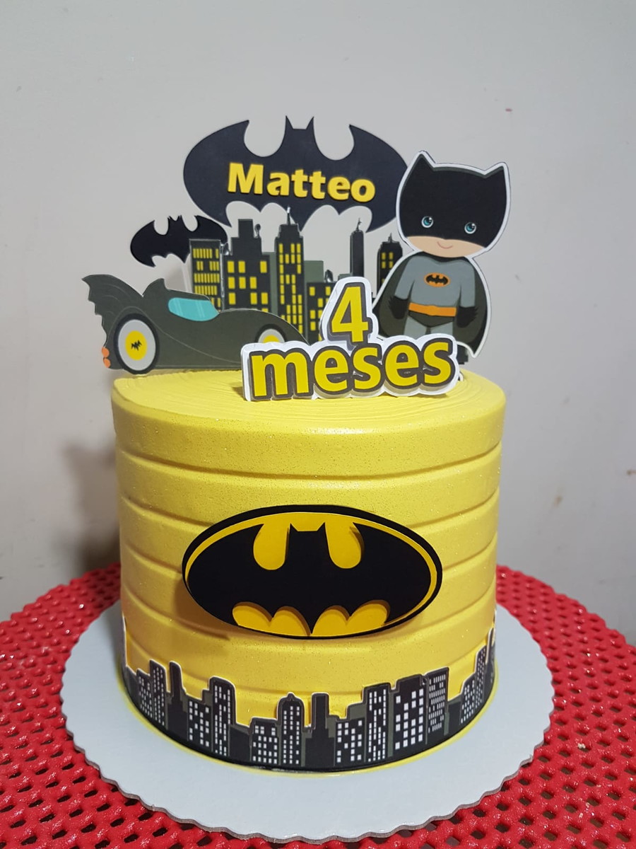 Bolo Decorado Batman