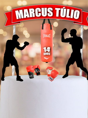 Bolo Decorado Boxe